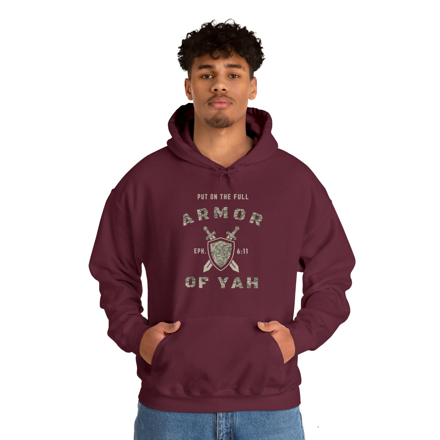 FEAR YAH | Yahuwah Hoodie Pullover Unisex Heavy Blend™ Hooded Sweatshirt