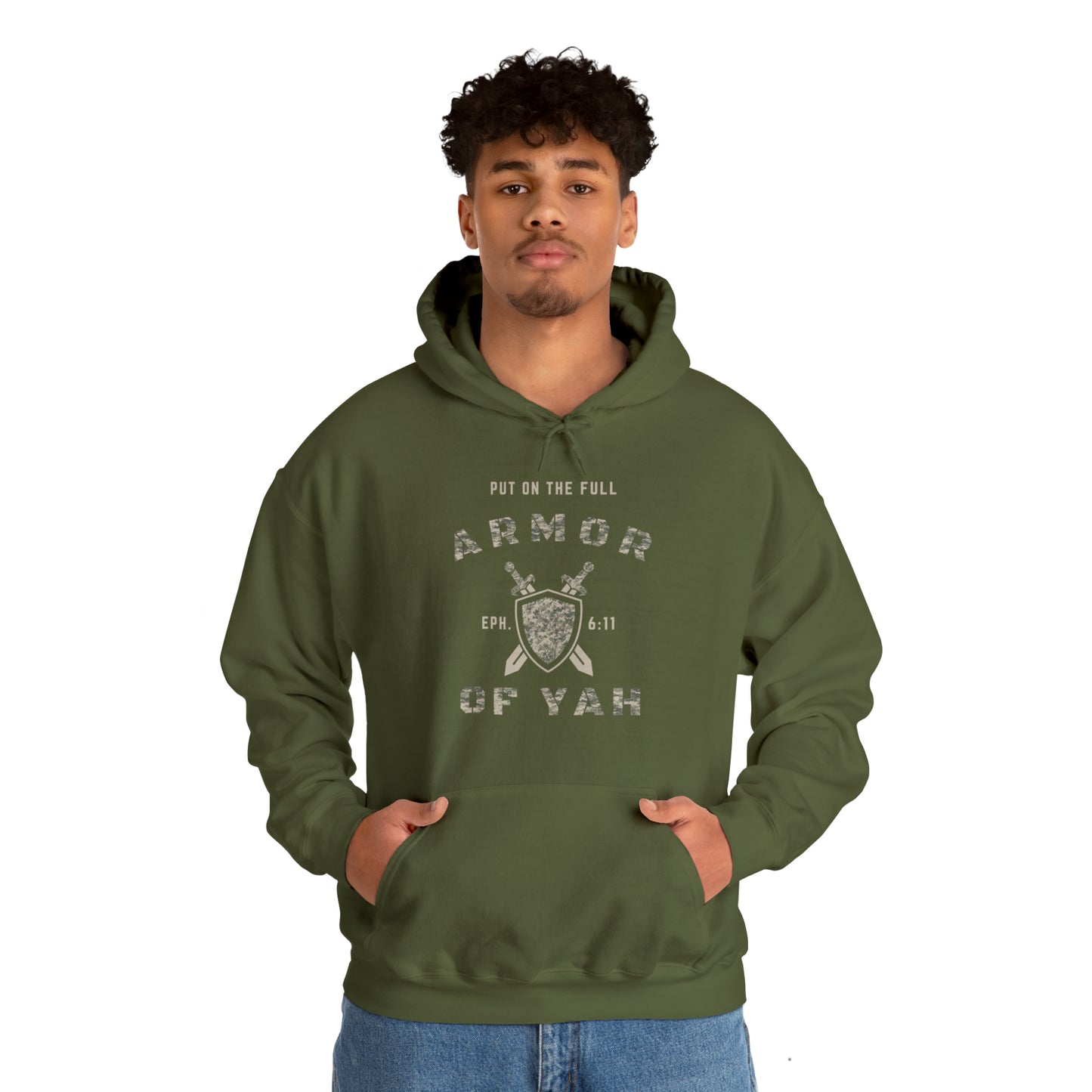 FEAR YAH | Yahuwah Hoodie Pullover Unisex Heavy Blend™ Hooded Sweatshirt