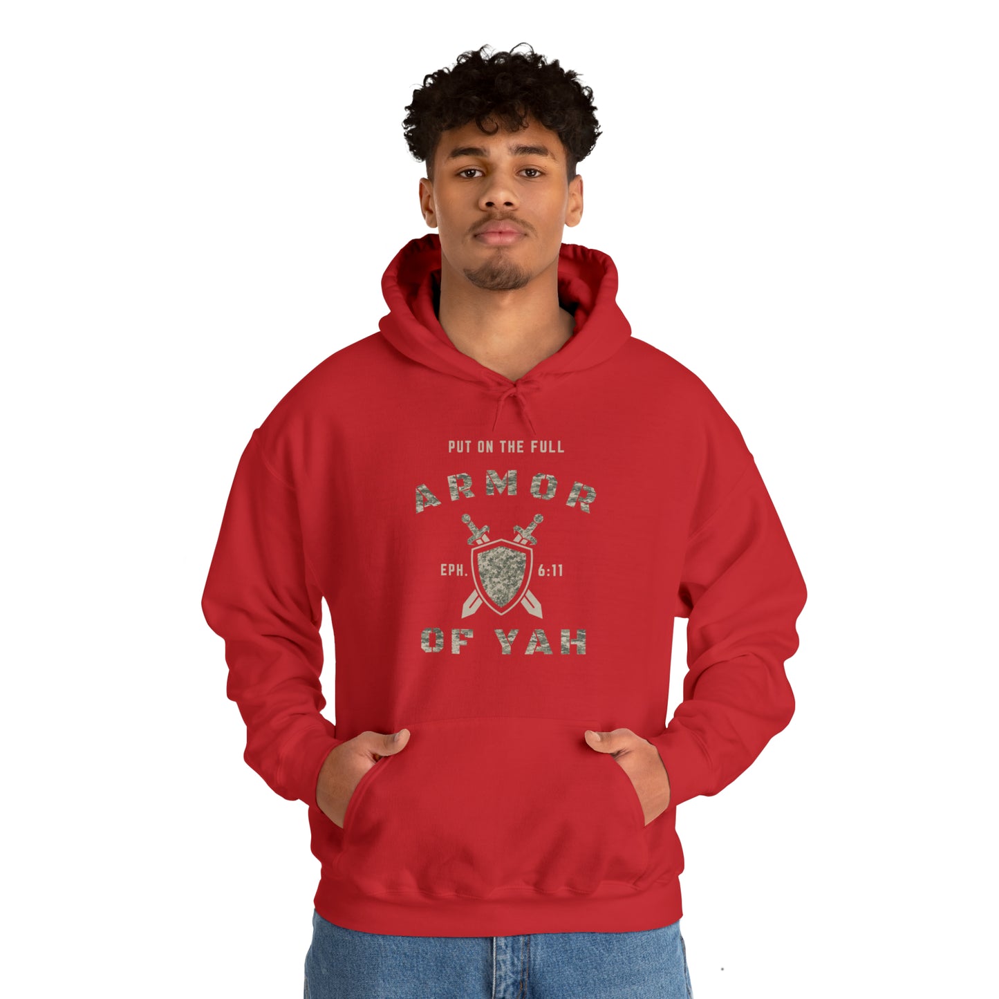 FEAR YAH | Yahuwah Hoodie Pullover Unisex Heavy Blend™ Hooded Sweatshirt