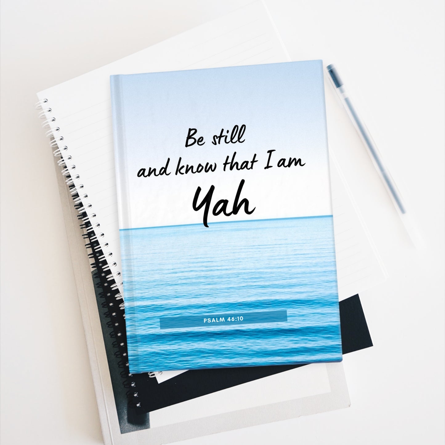 Be Still and Know Hardcover Prayer Journal Notebook - Ruled Line