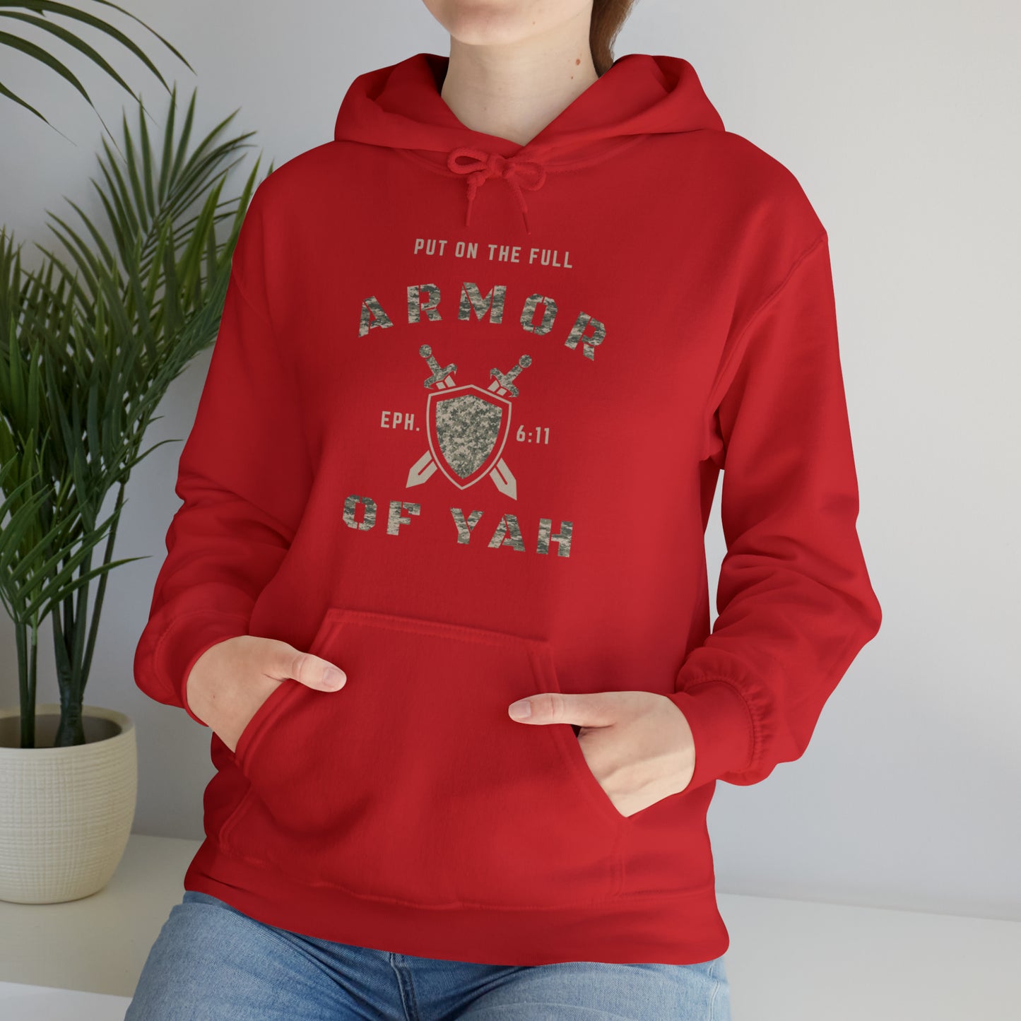 FEAR YAH | Yahuwah Hoodie Pullover Unisex Heavy Blend™ Hooded Sweatshirt