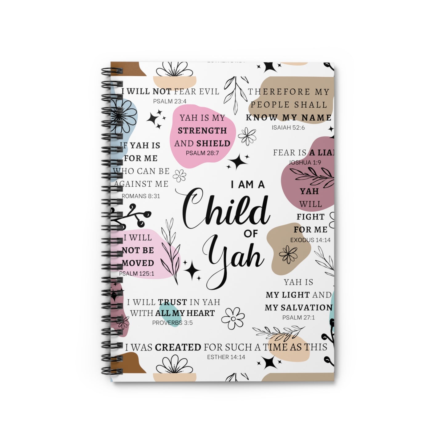 Child of YAH Prayer Journal Spiral Notebook