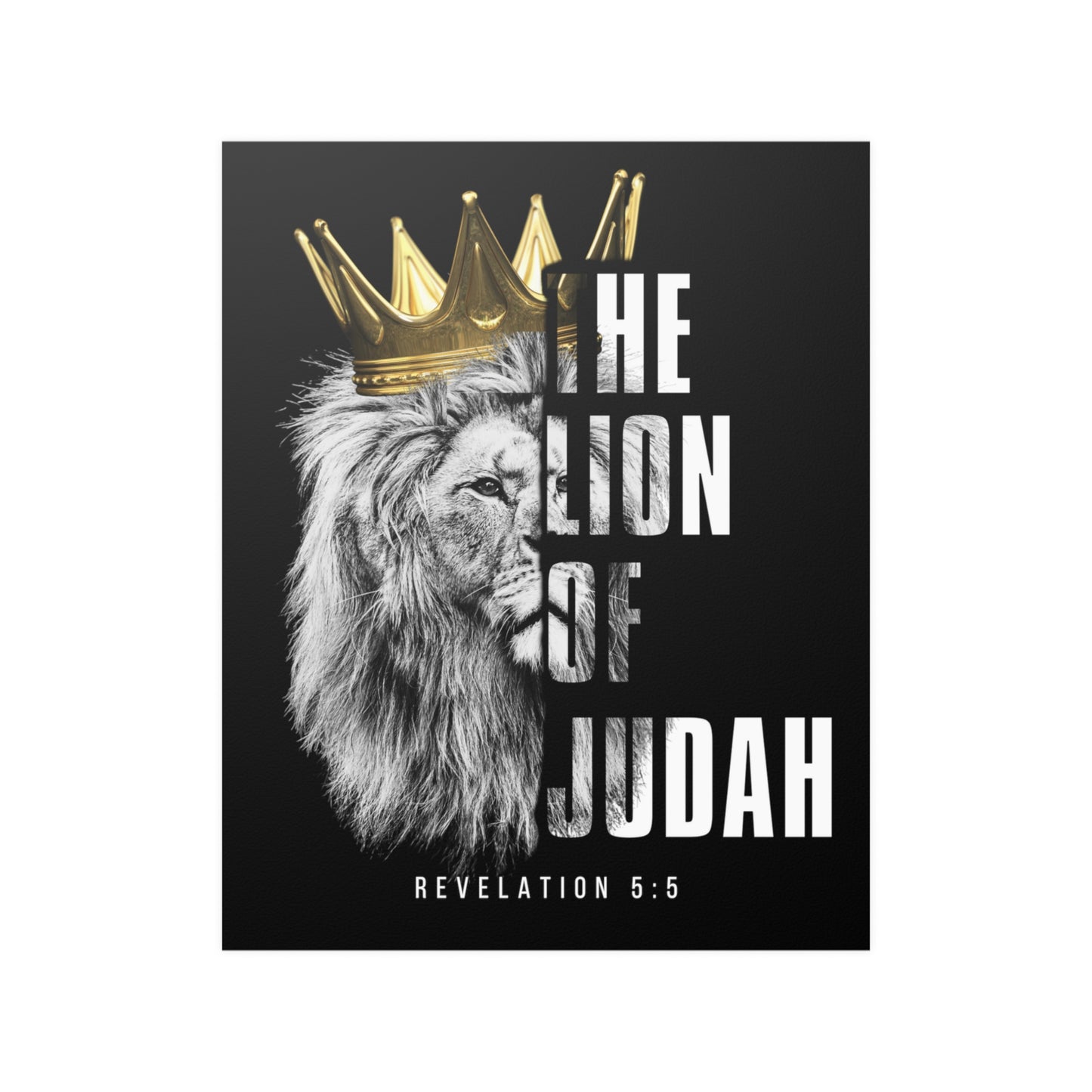 THE LION OF JUDAH Satin Poster