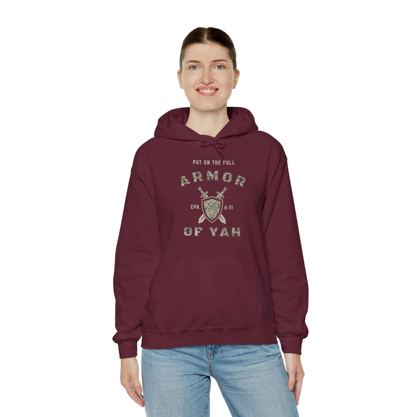 FEAR YAH | Yahuwah Hoodie Pullover Unisex Heavy Blend™ Hooded Sweatshirt