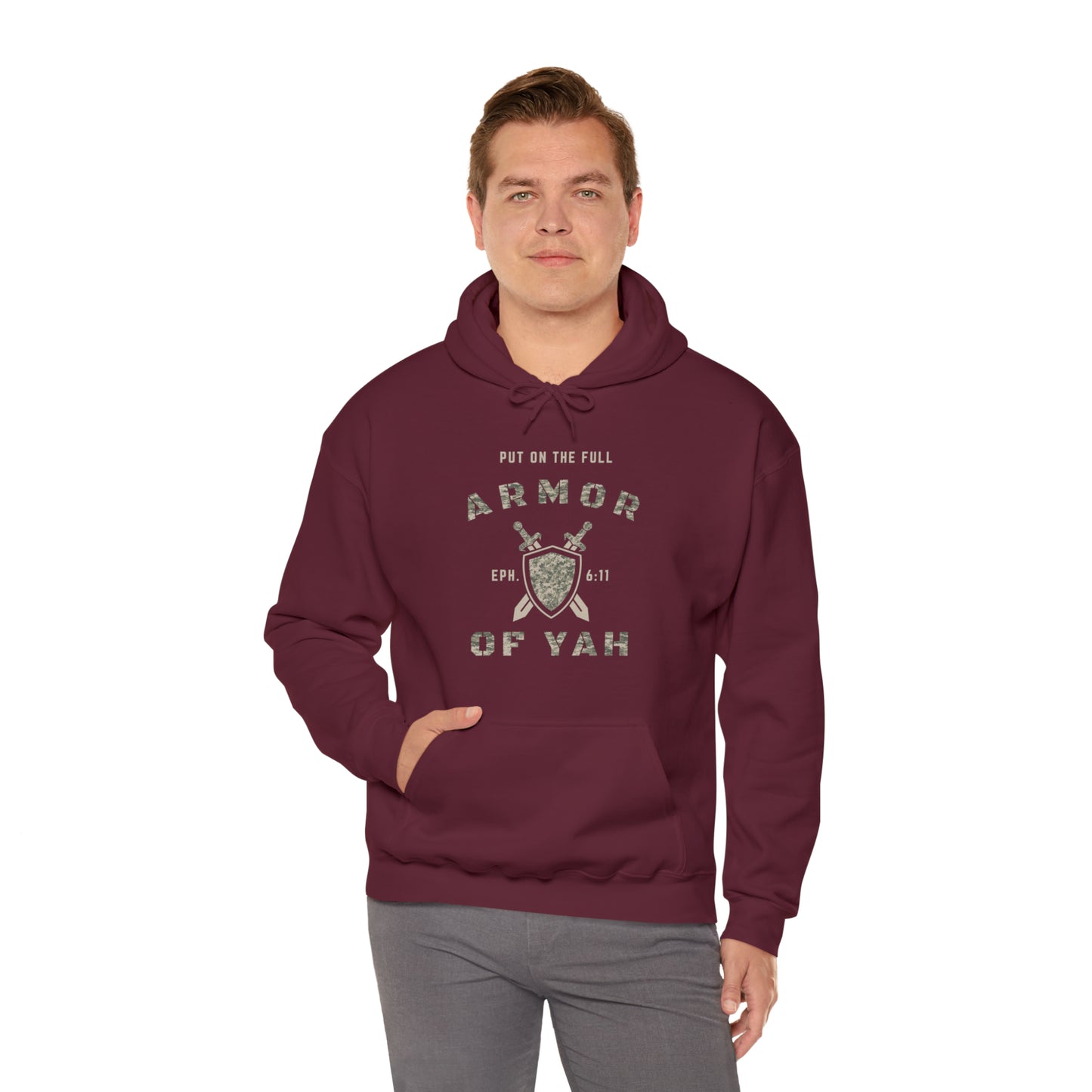 FEAR YAH | Yahuwah Hoodie Pullover Unisex Heavy Blend™ Hooded Sweatshirt