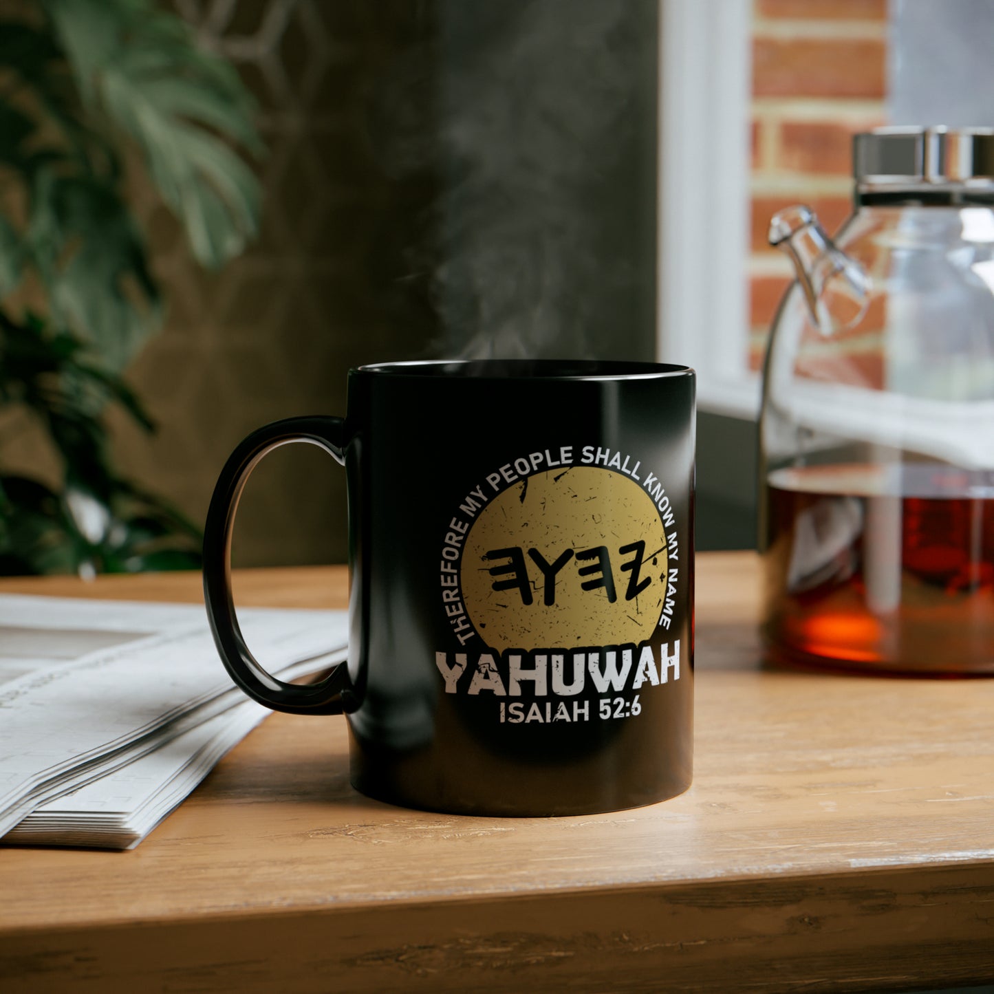 MY PEOPLE SHALL KNOW MY NAME 11oz Black Mug