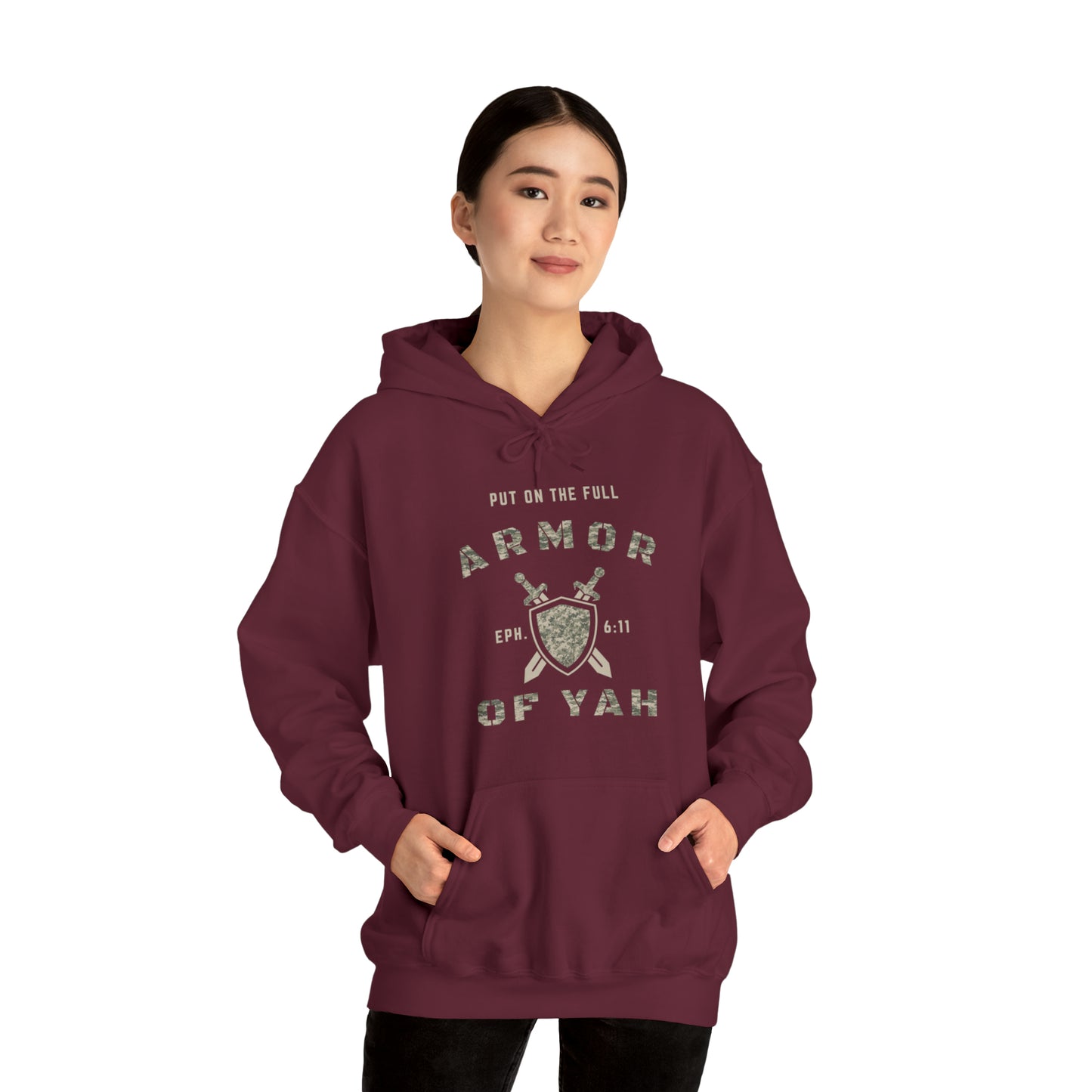 FEAR YAH | Yahuwah Hoodie Pullover Unisex Heavy Blend™ Hooded Sweatshirt