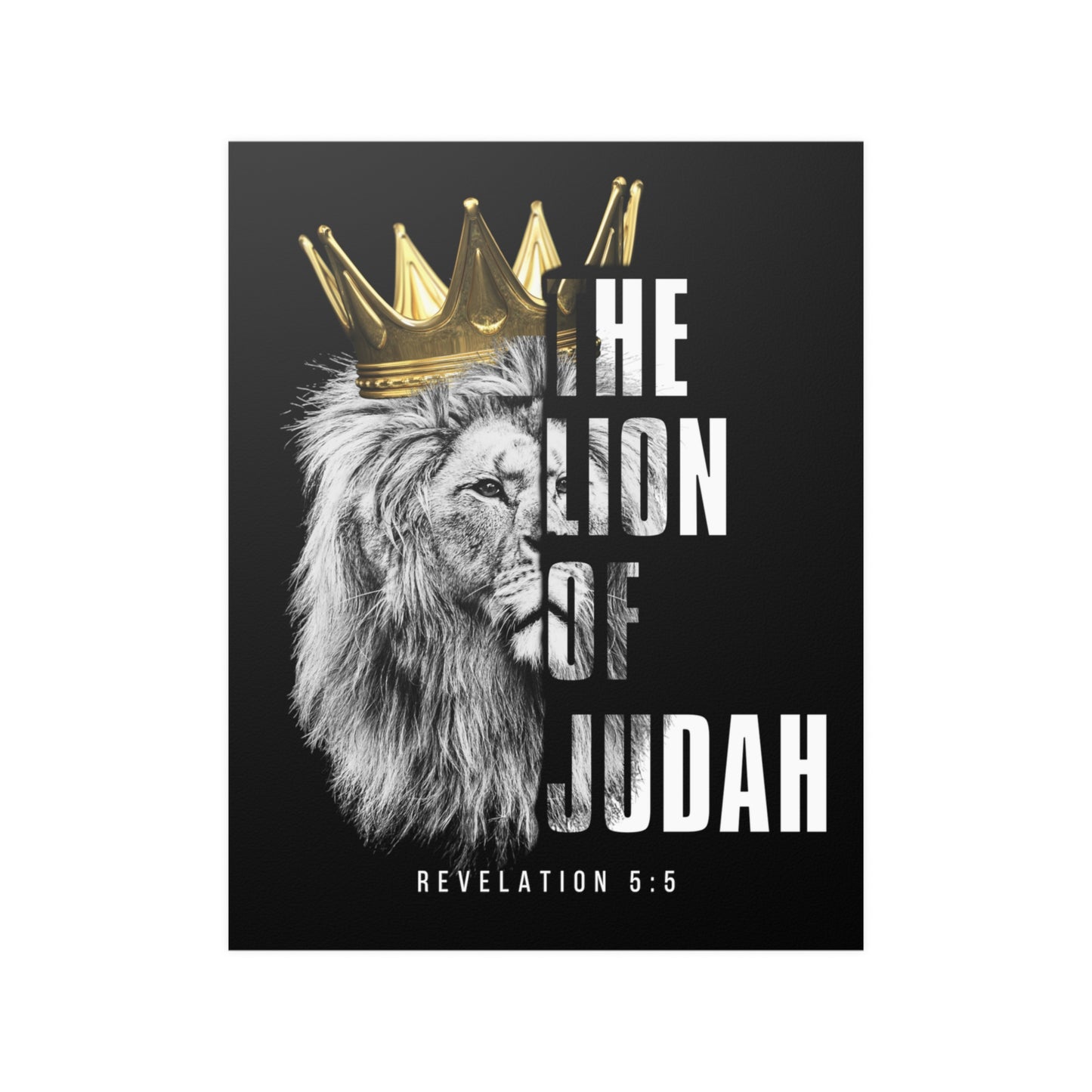 THE LION OF JUDAH Satin Poster
