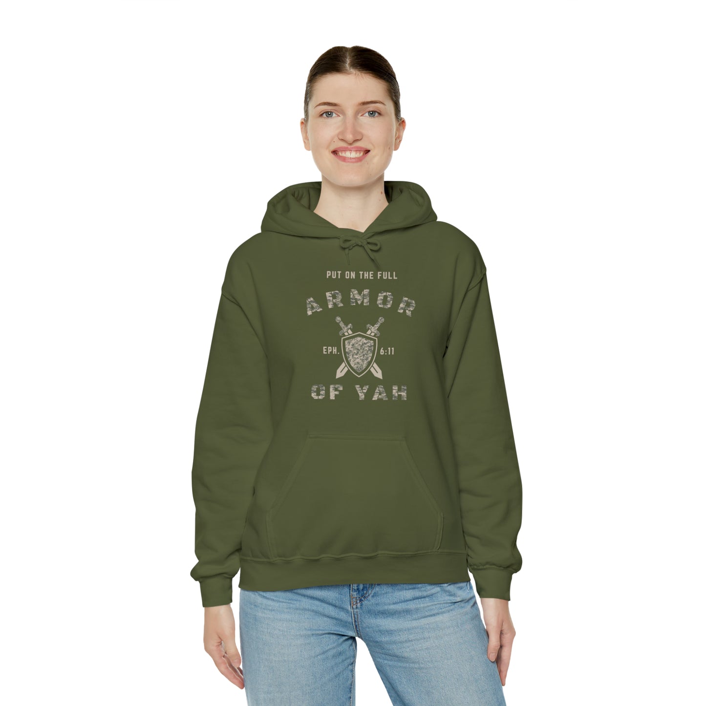FEAR YAH | Yahuwah Hoodie Pullover Unisex Heavy Blend™ Hooded Sweatshirt