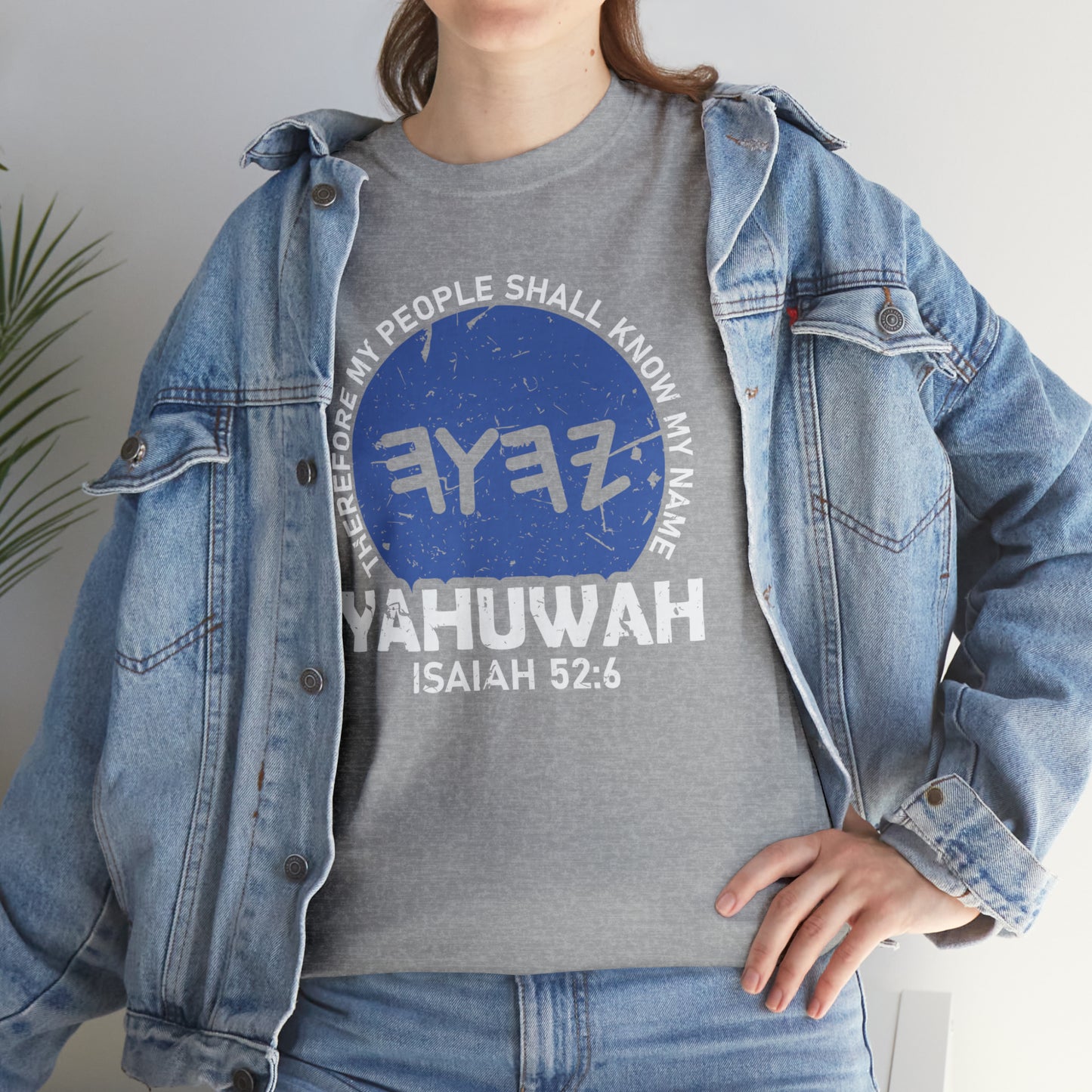 My People Shall Know My Name Heavy Cotton Tee