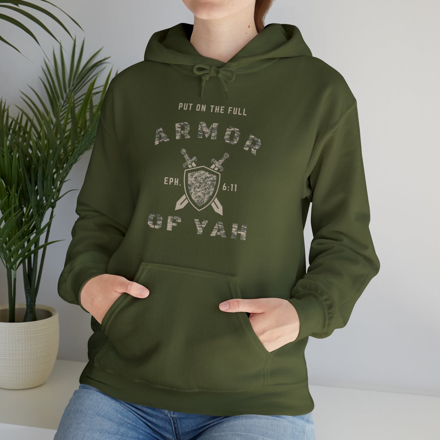 FEAR YAH | Yahuwah Hoodie Pullover Unisex Heavy Blend™ Hooded Sweatshirt