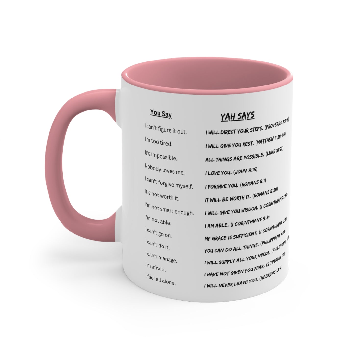 YAH SAYS 11oz Accent Coffee Mug
