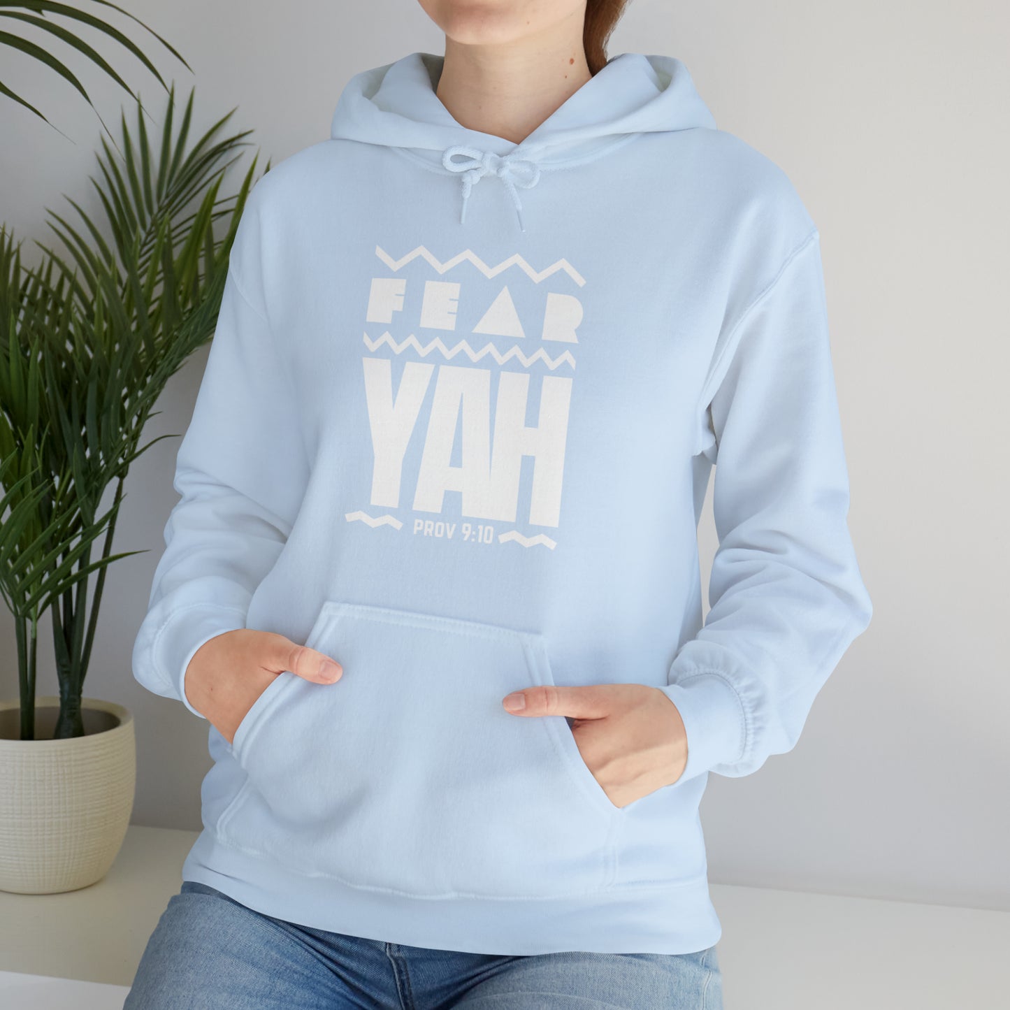 FEAR YAH | Yahuwah Hoodie Pullover Unisex Heavy Blend™ Hooded Sweatshirt