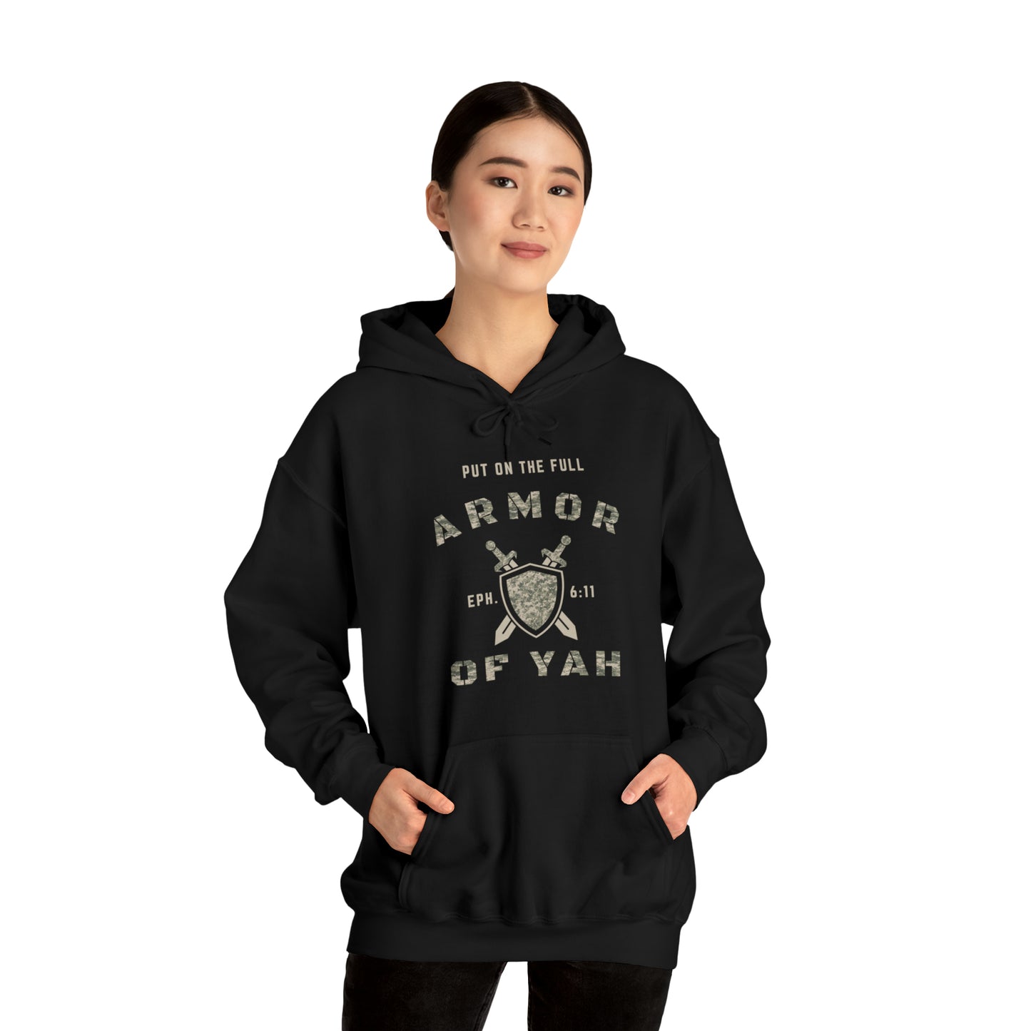 FEAR YAH | Yahuwah Hoodie Pullover Unisex Heavy Blend™ Hooded Sweatshirt