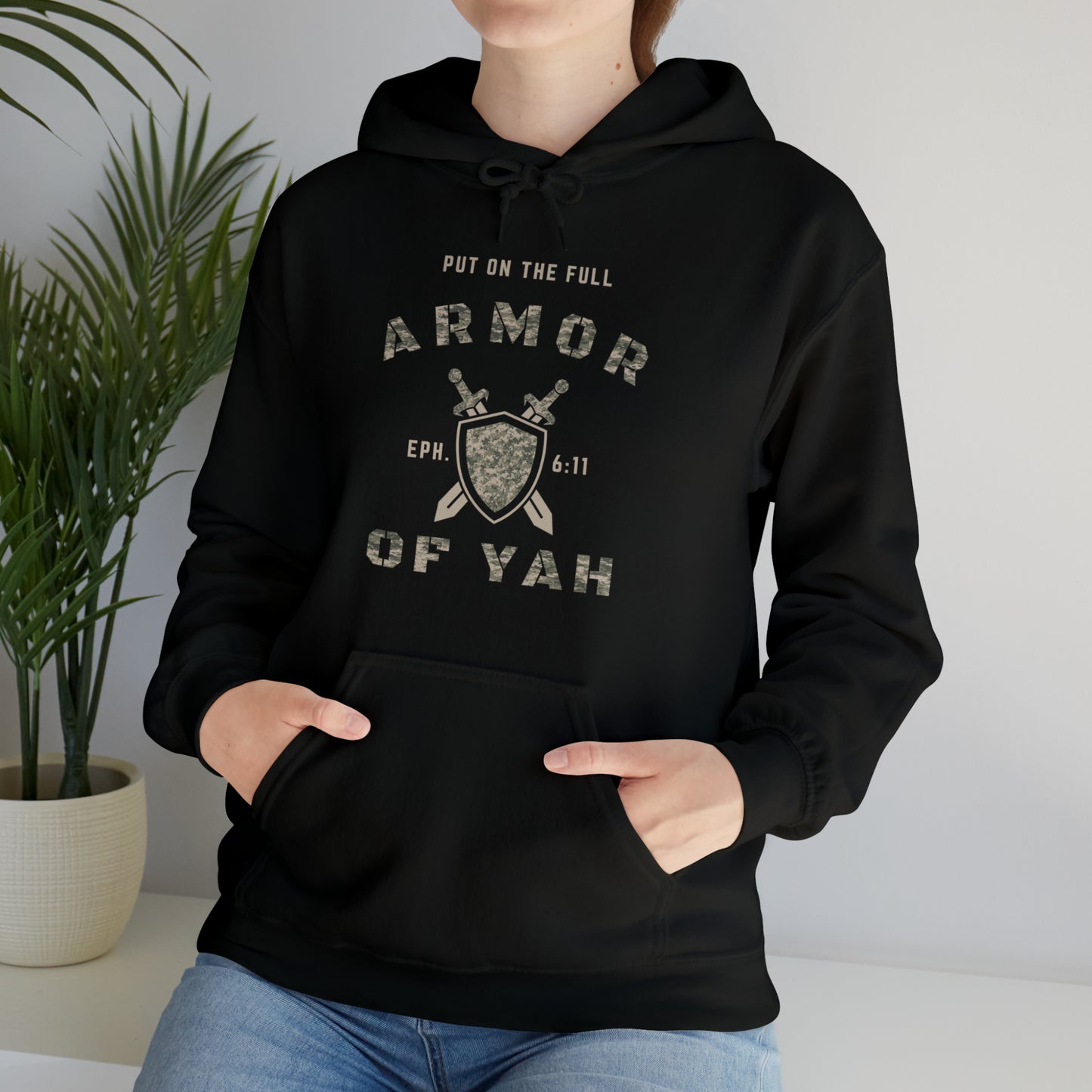 FEAR YAH | Yahuwah Hoodie Pullover Unisex Heavy Blend™ Hooded Sweatshirt
