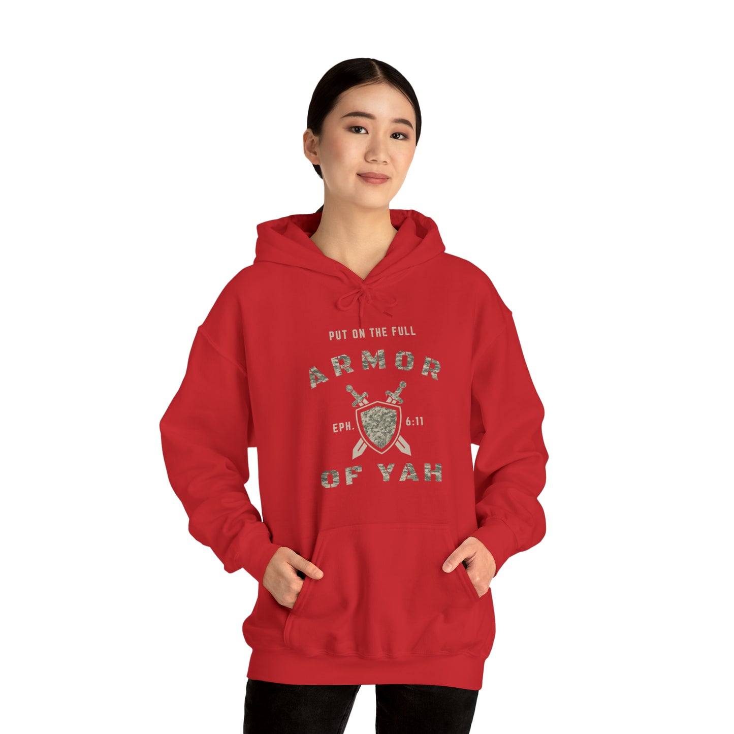 FEAR YAH | Yahuwah Hoodie Pullover Unisex Heavy Blend™ Hooded Sweatshirt