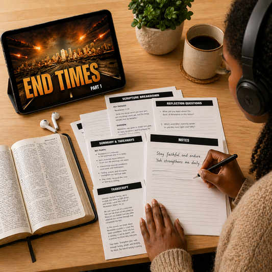 End Times: What Does the Book of Revelations Mean for Us? Part 1 | Lesson Study Guide + Audio MP3 + Scripture Study + Lesson Transcript PDF Download