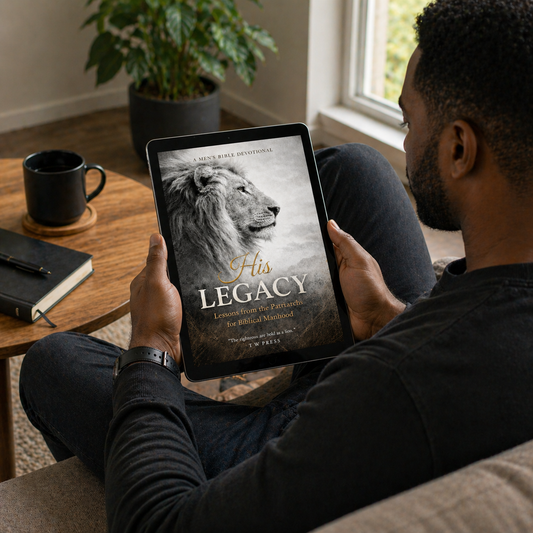 His Legacy – Digital Devotional for Biblical Manhood | Men’s Bible Study on Leadership, Faith & Purpose (Instant Download)