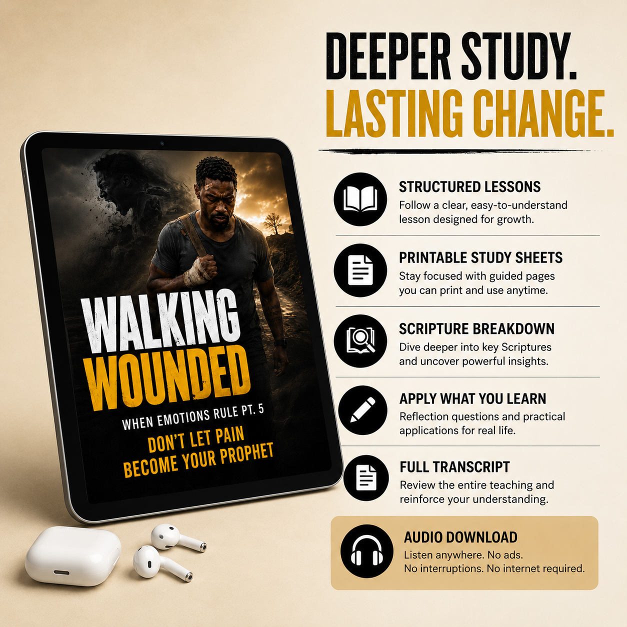 When Emotions Rule Pt. 5: Don’t Let Pain Become Your Prophet Bible Study Guide