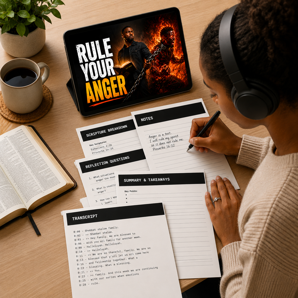 When Emotions Rule Part 2 Bible Study Guide | Rule Anger Yah’s Way and Walk in Spiritual Growth