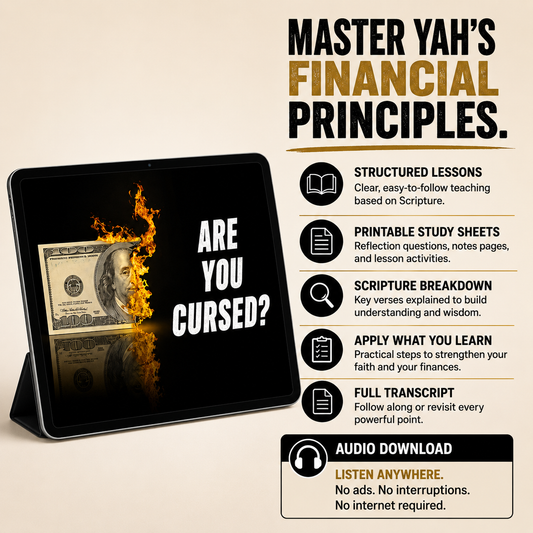 The 5 Financial Principles of Yah Bible Study Guide | Build Stewardship, Giving Wisdom, and Spiritual Growth