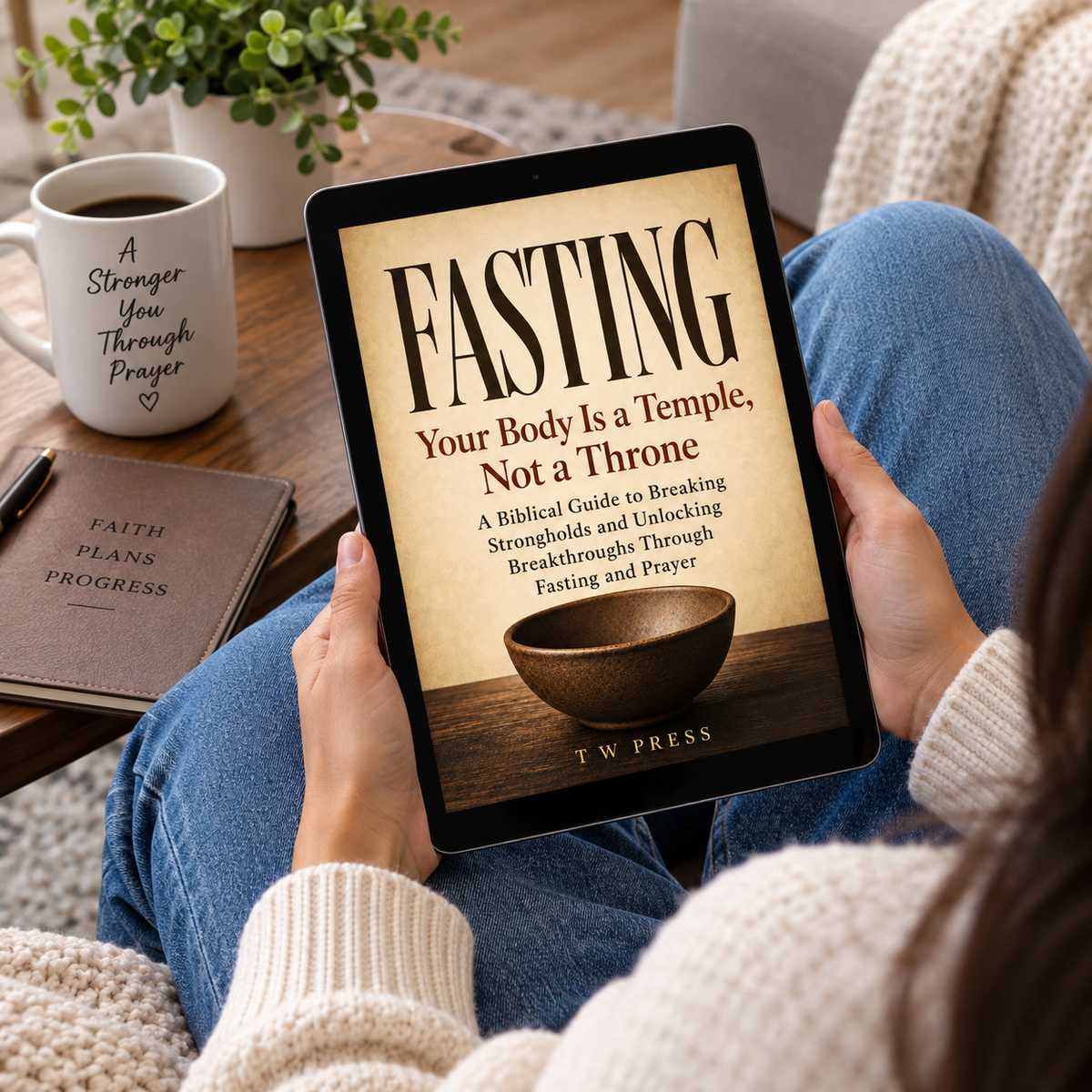 Fasting: Your Body Is a Temple, Not a Throne — Digital Book Download | Biblical Guide to Fasting, Prayer & Spiritual Breakthrough