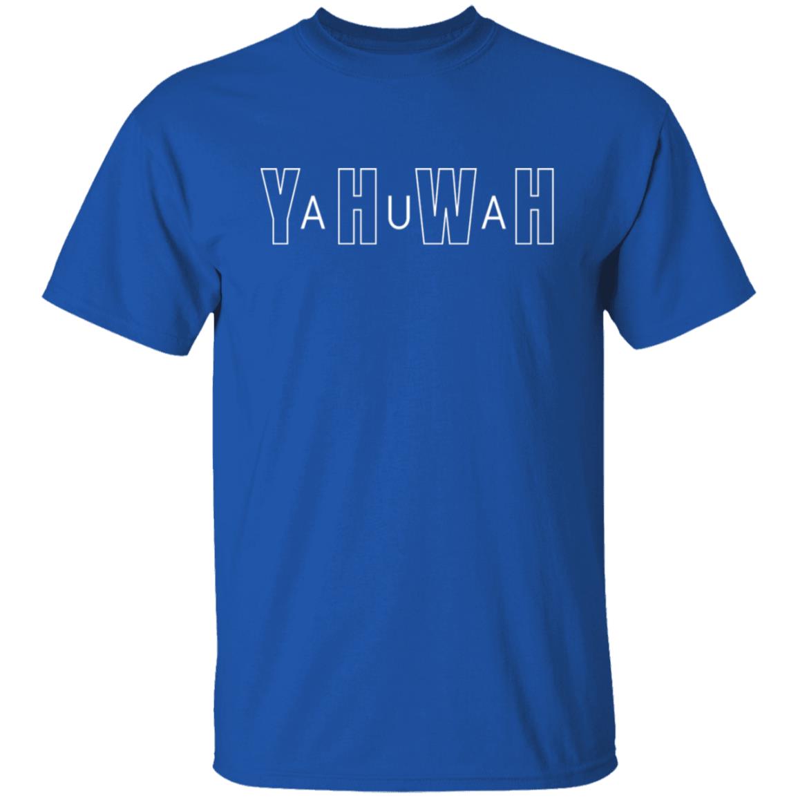 YAHUWAH in White Letters Classic Unisex T-Shirt