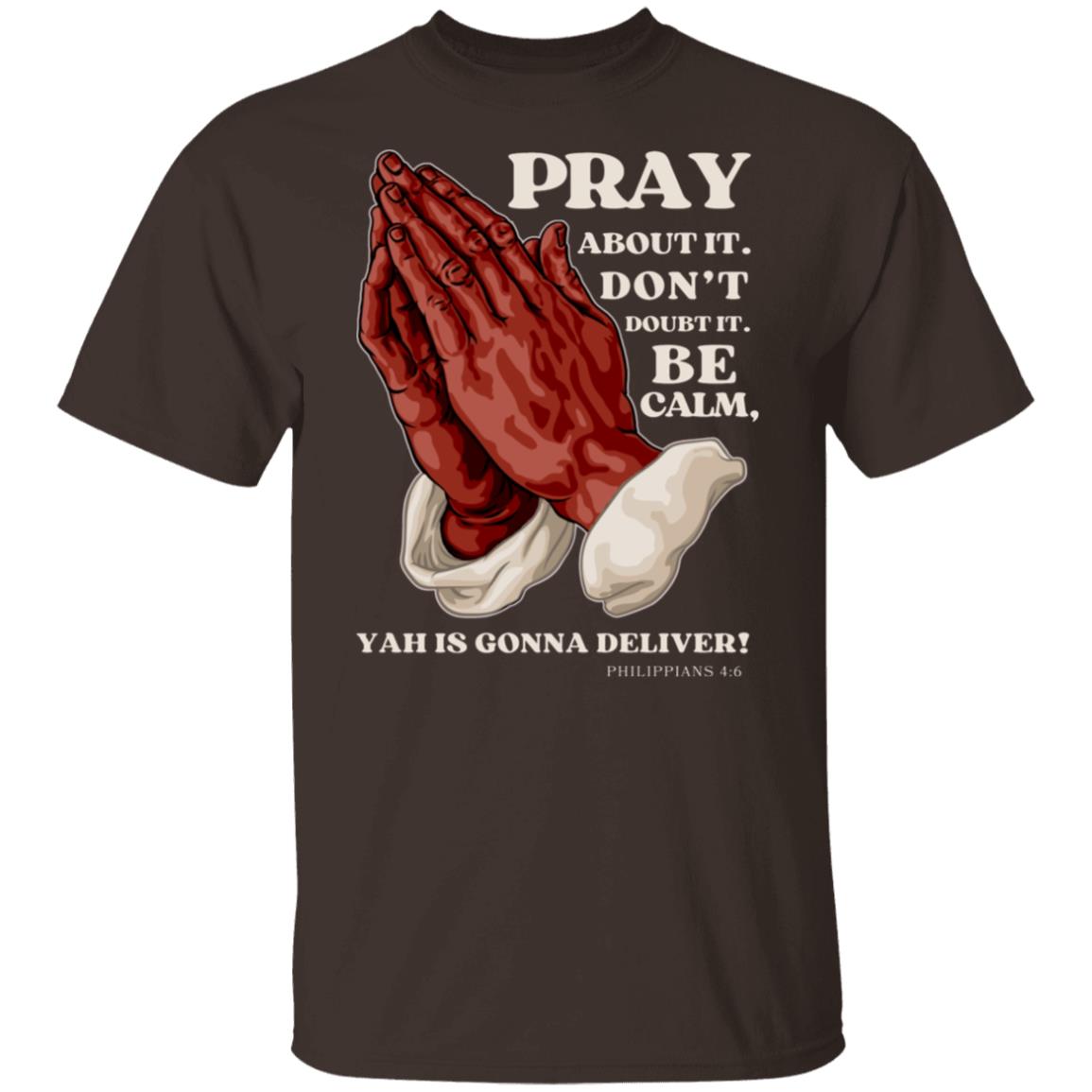 PRAY ABOUT IT in White Letters Classic Unisex T-Shirt
