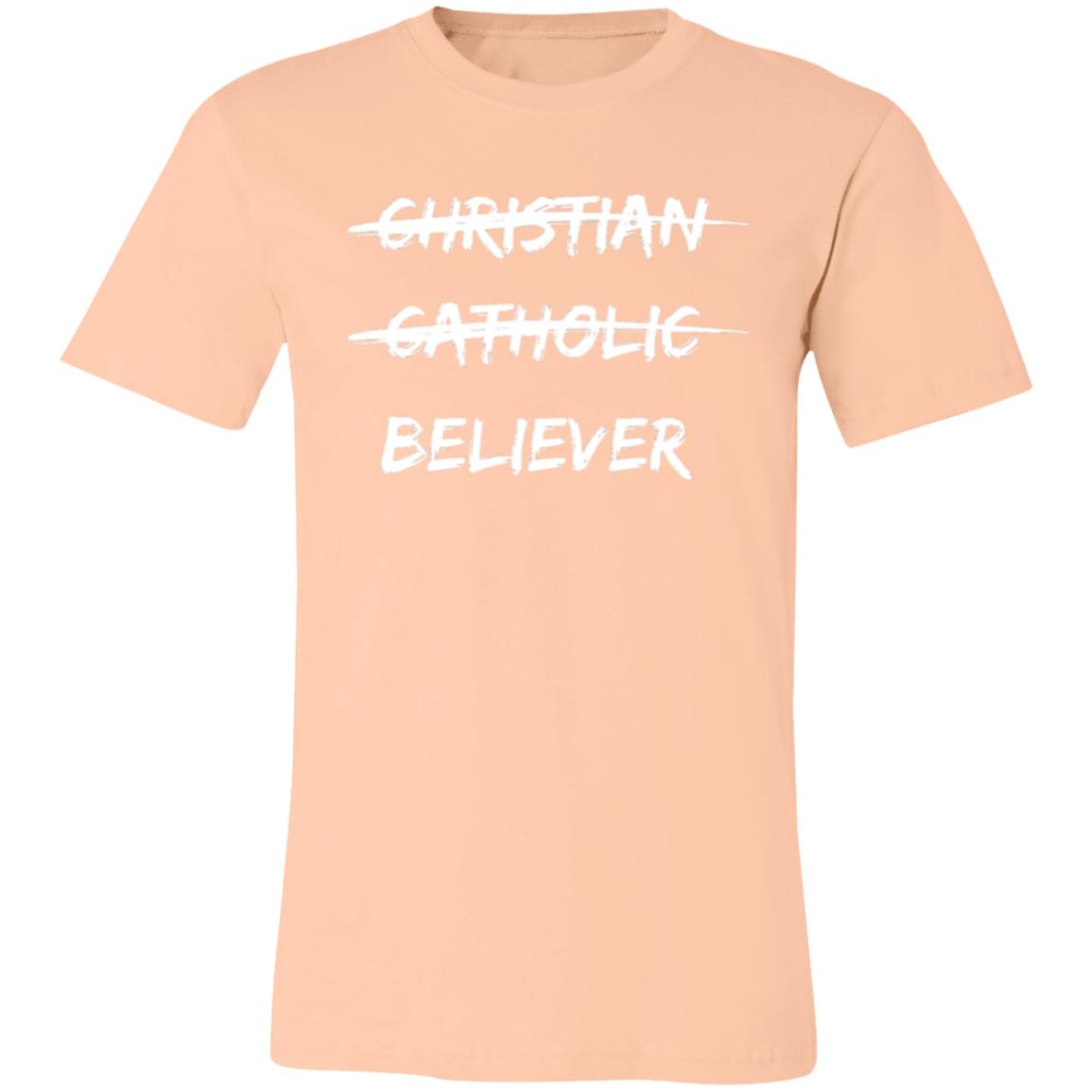 Believer in White Letter Unisex Short-Sleeve T-Shirt