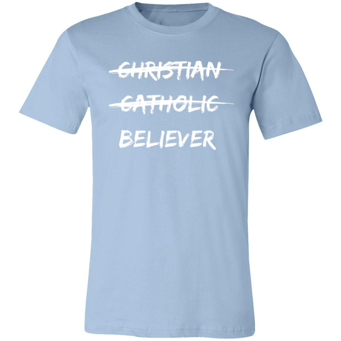 Believer in White Letter Unisex Short-Sleeve T-Shirt