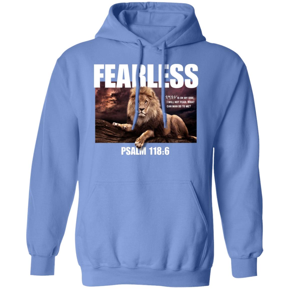 FEARLESS in White Letters Pullover Hoodie