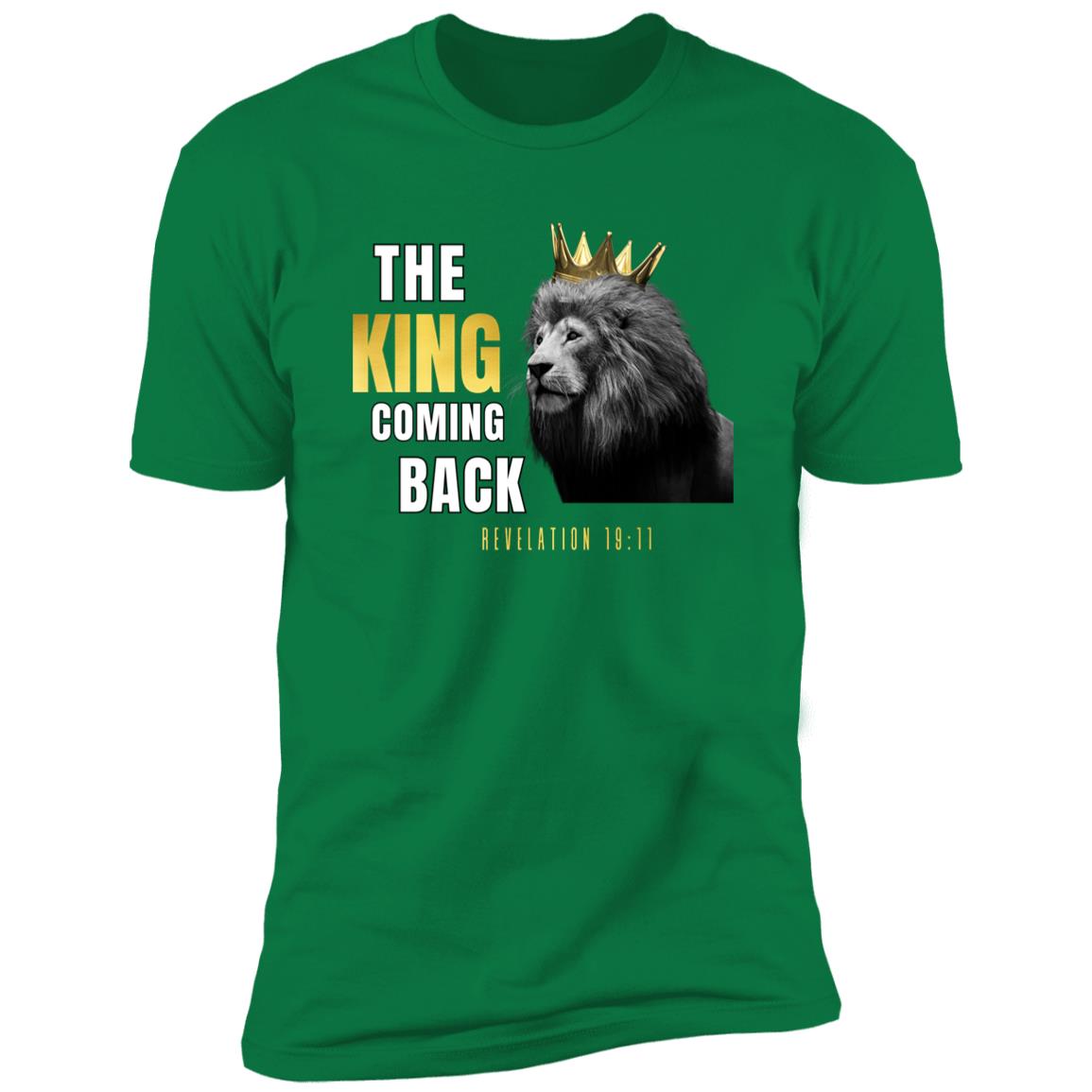 The KING Coming Back Men's Premium Short Sleeve T-Shirt