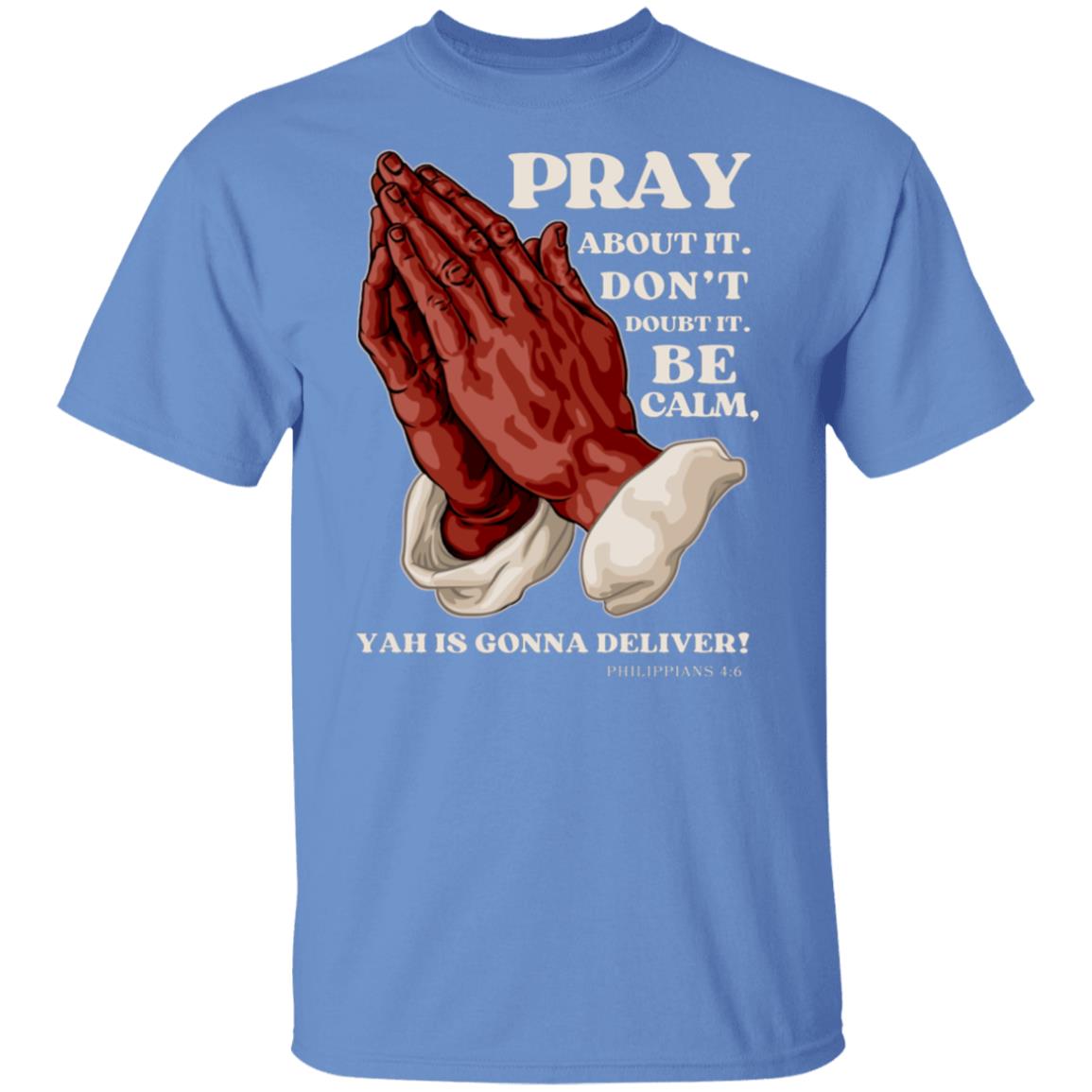 PRAY ABOUT IT in White Letters Classic Unisex T-Shirt