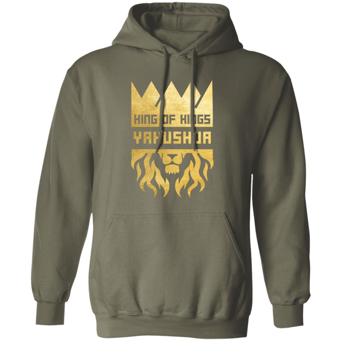 King of Kings in Gold Letters Pullover Hoodie