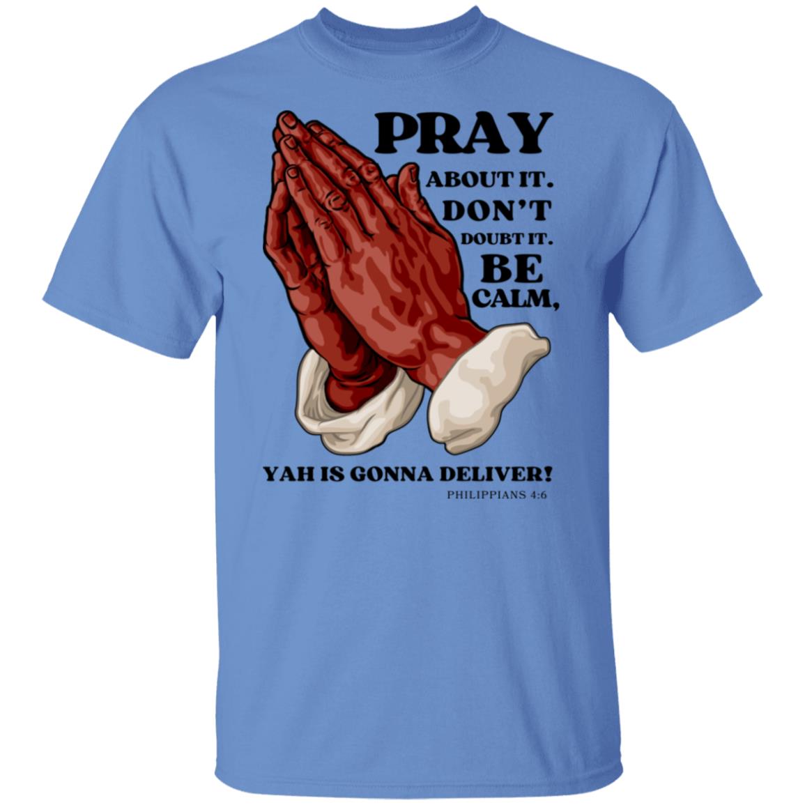 PRAY ABOUT IT in Black Letters Classic Unisex T-Shirt