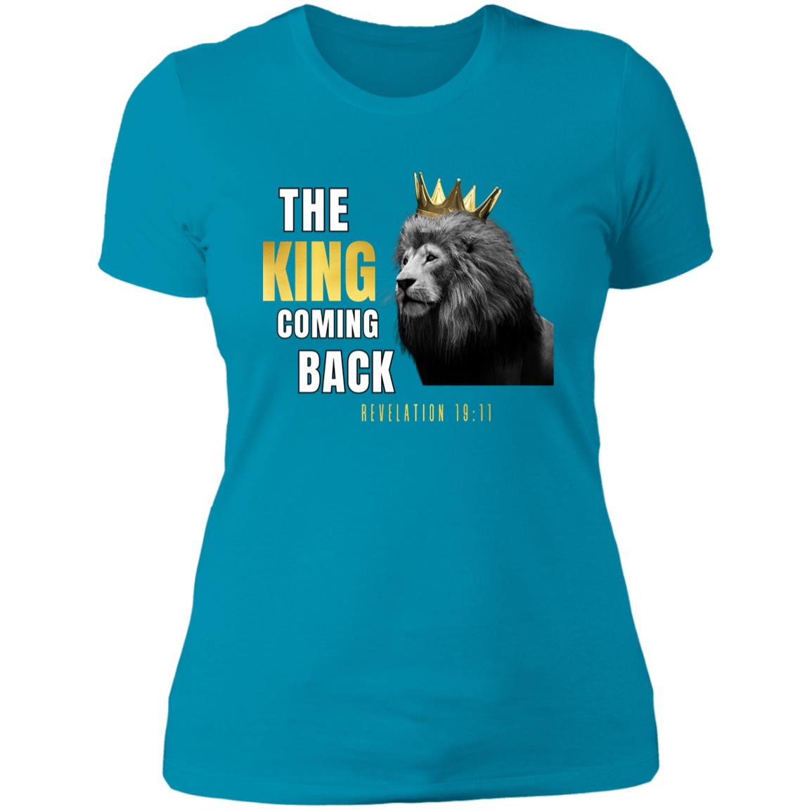 The KING Coming Back Slim Fit Ladies' T-Shirt