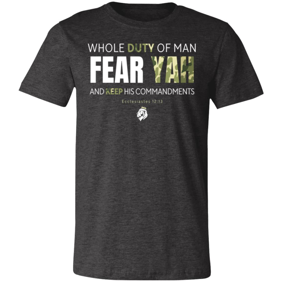 CAMO FEAR YAH Unisex Jersey Short-Sleeve T-Shirt