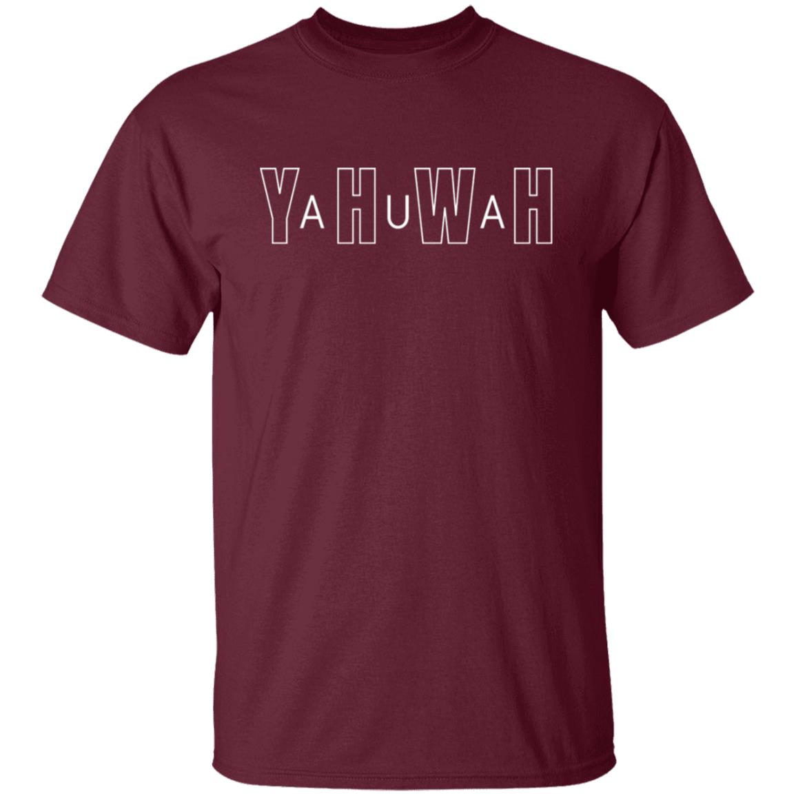 YAHUWAH in White Letters Classic Unisex T-Shirt