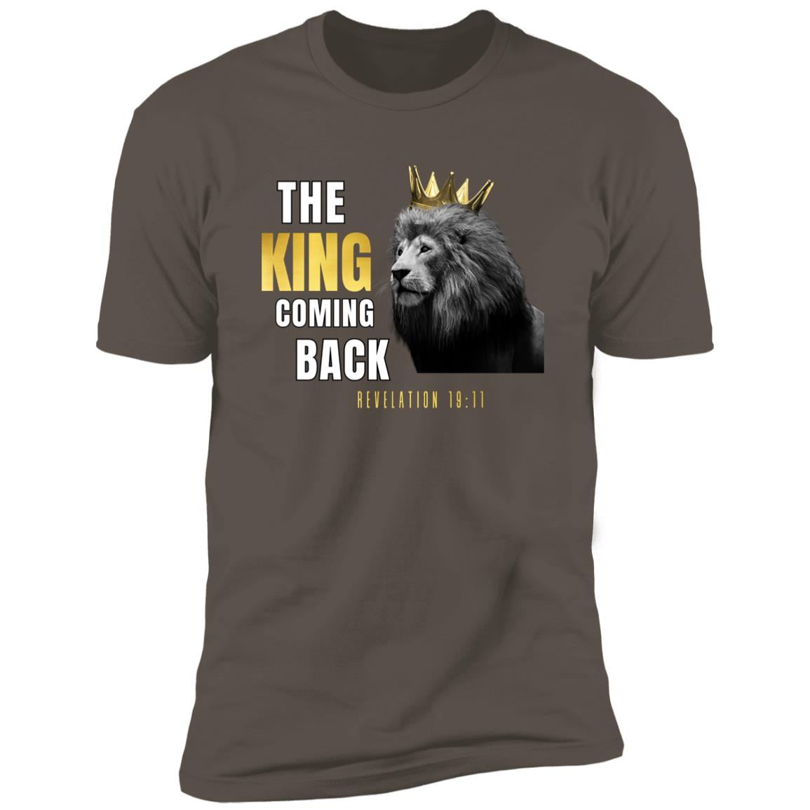 The KING Coming Back Men's Premium Short Sleeve T-Shirt