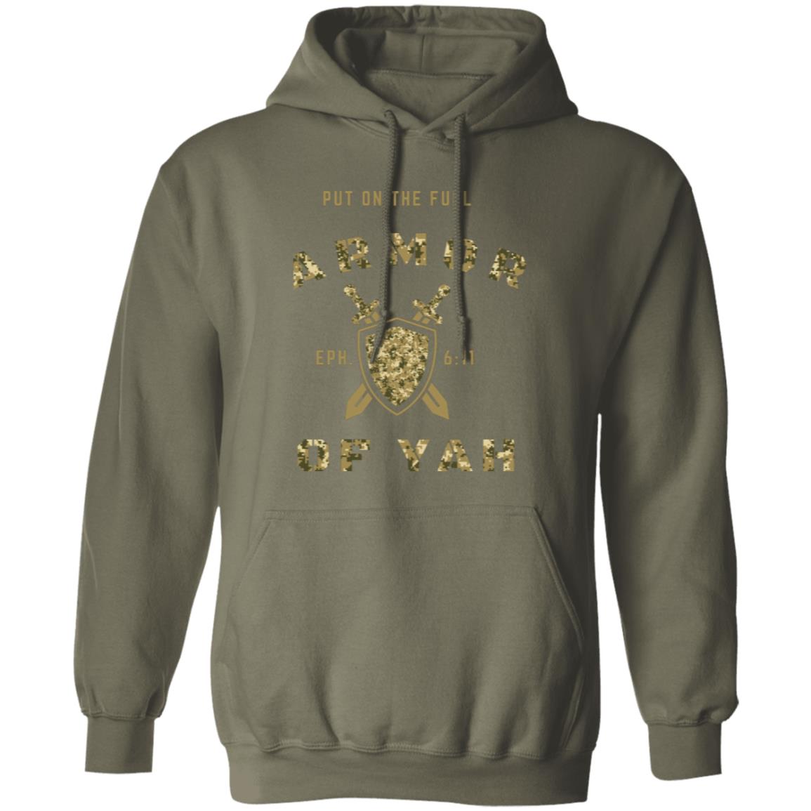 Armor of YAH Camo Pullover Hoodie