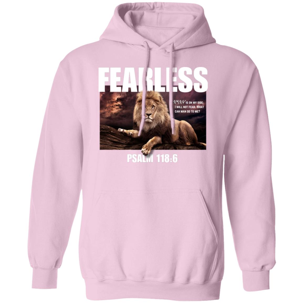 FEARLESS in White Letters Pullover Hoodie