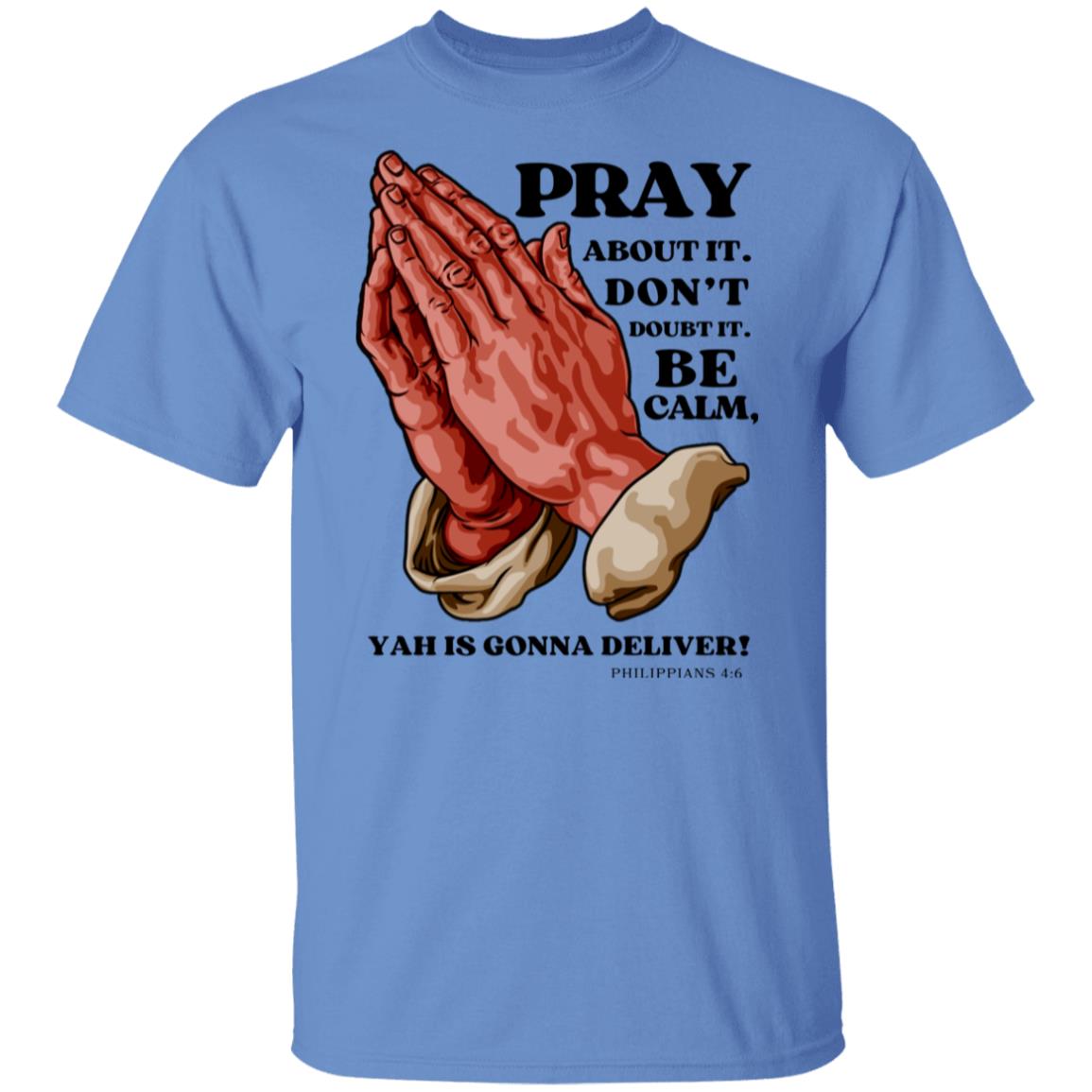 Pray Don't Doubt in Black Letters Classic Unisex T-Shirt