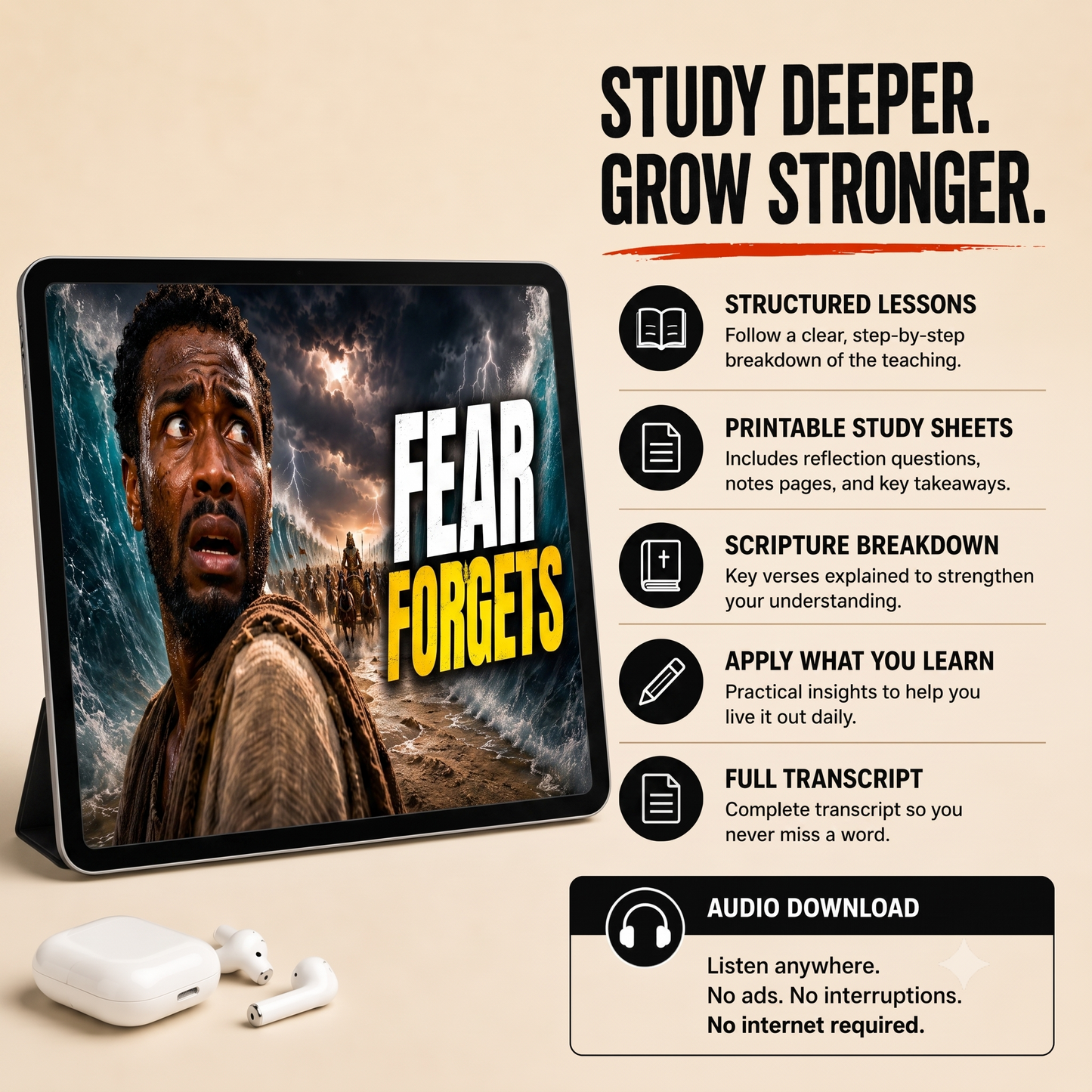 When Emotions Rule pt. 3 | Fear Will Make You Forget Yah Bible Study Guide