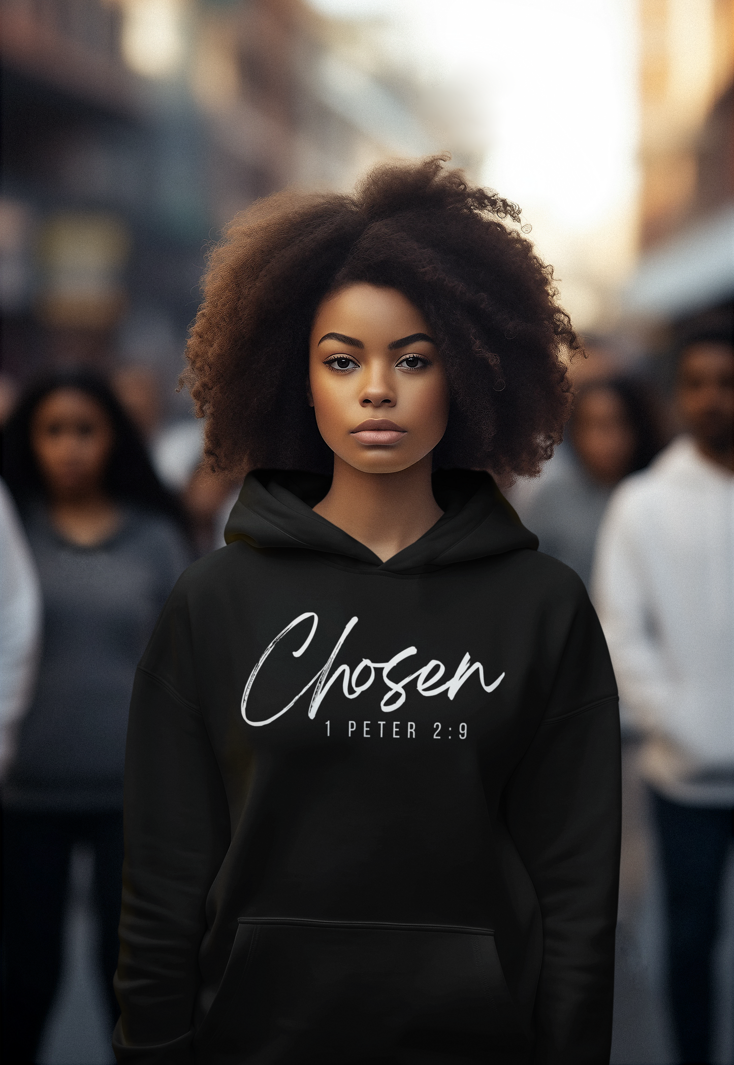 Chosen Ladies' Pullover Hooded Sweatshirt