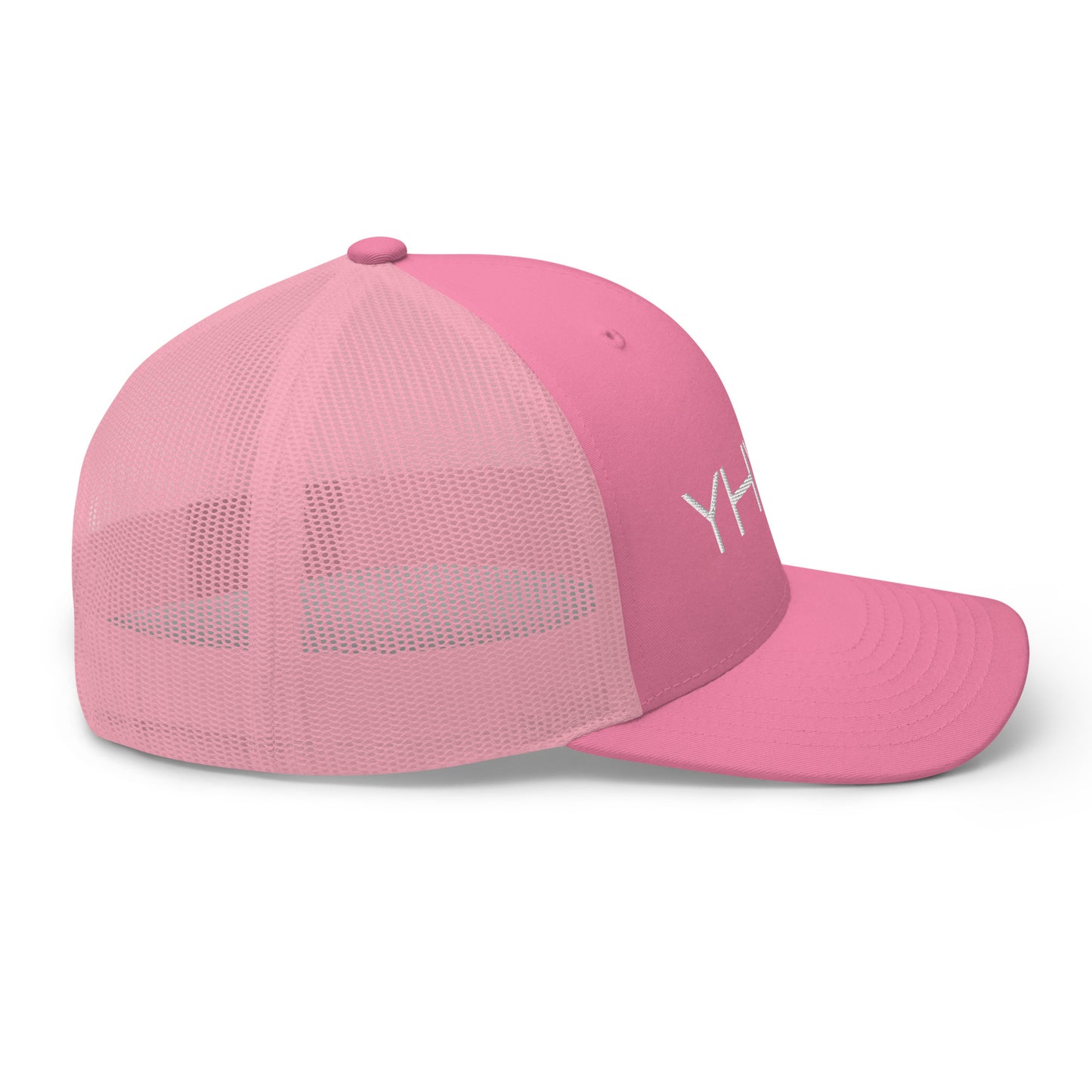 YHWH in White Letter Embroidery Trucker Cap