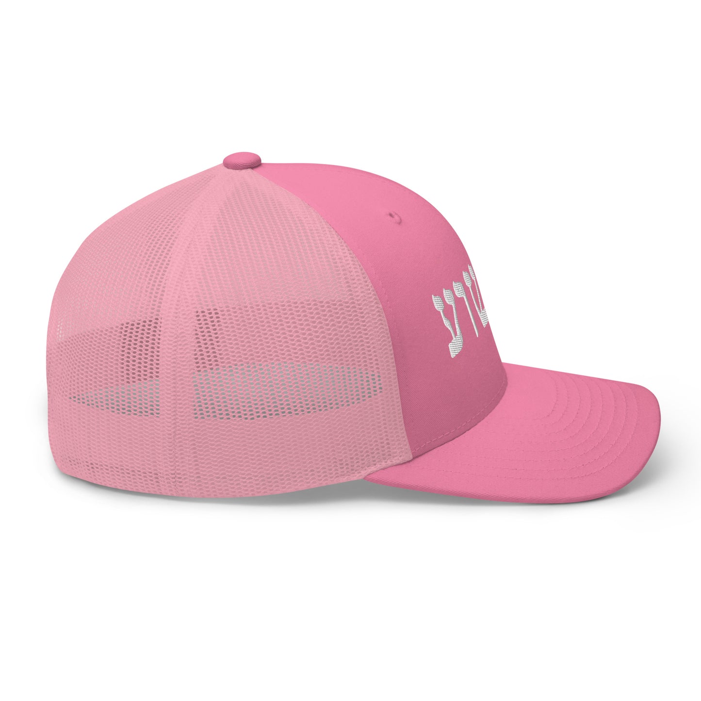 Yahushua in Hebrew Embroidery Trucker Cap