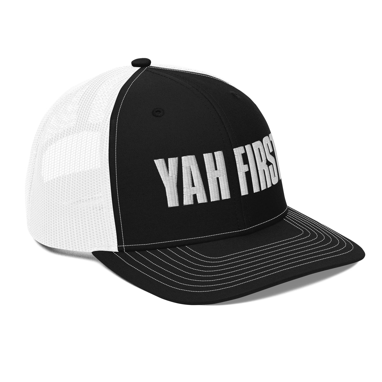 YAH FIRST Embroidery Trucker Cap