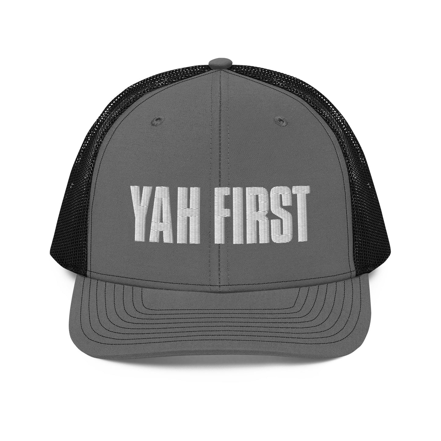 YAH FIRST Embroidery Trucker Cap