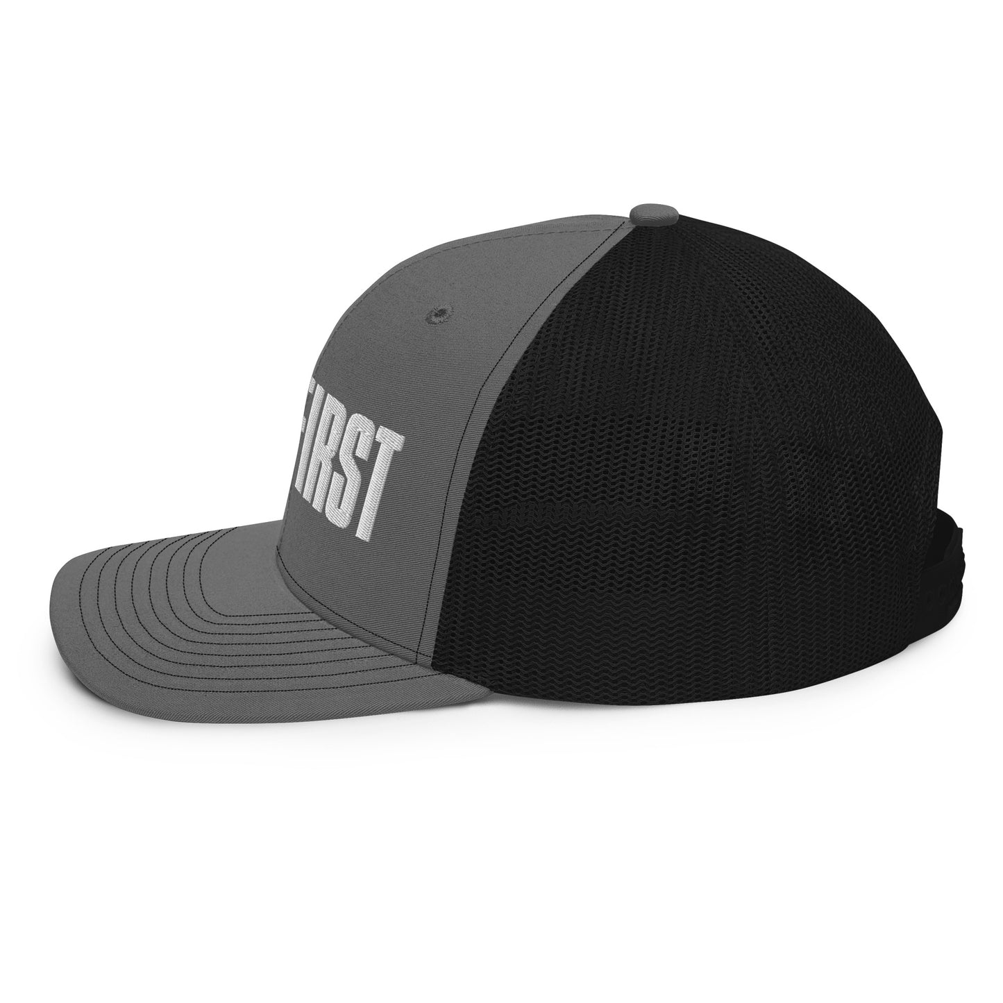 YAH FIRST Embroidery Trucker Cap