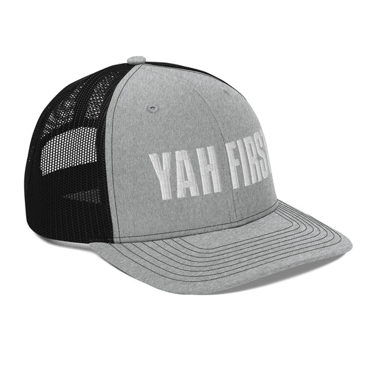YAH FIRST Embroidery Trucker Cap